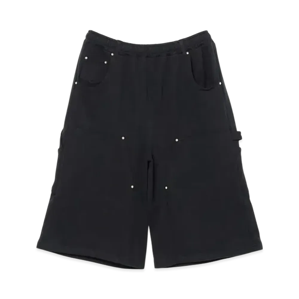 BEAMS Future Archive Sweat Double Knee Short Pants "Black"