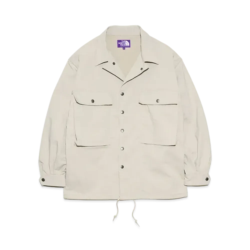 The North Face PURPLE LABEL Herringbone Field Shirt Jacket "Light Beige"