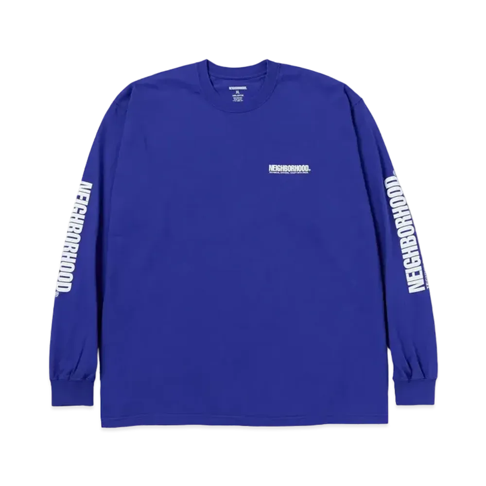 NEIGHBORHOOD NH . Tee LS-1 "Blue"