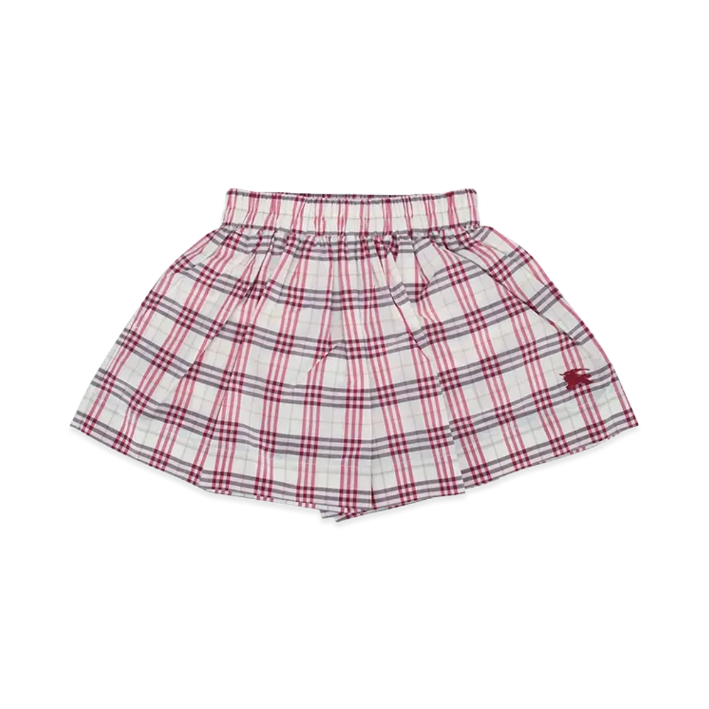Burberry Kids KG4 Marcy Check HS Shorts "Multicolor"