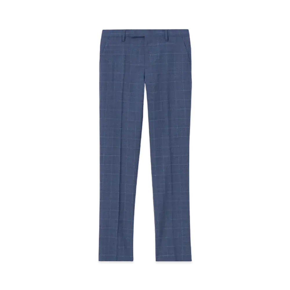 Paul Smith Traditional Check Single 2B Suit "Blue"