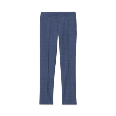 Paul Smith Traditional Check Single 2B Suit "Blue"
