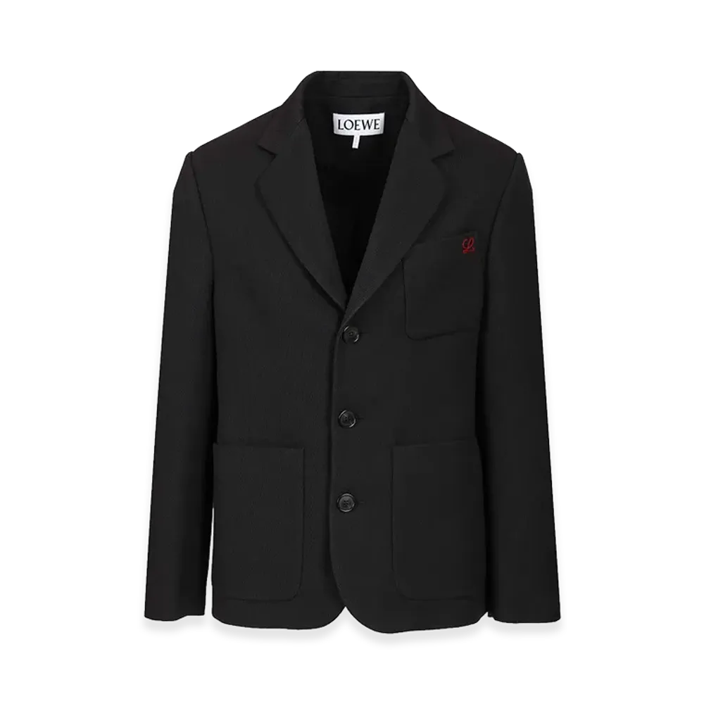 LOEWE Wool Jacket "Blue"