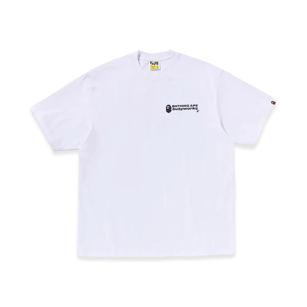 A BATHING APE Bape Logo Relaxed Fit Tee #2 "White"
