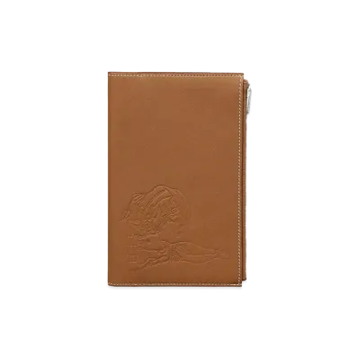 Hermes Ea Zip/Three Acts, In A Vacant Lot In The Forest Notebook Cover "Gold"