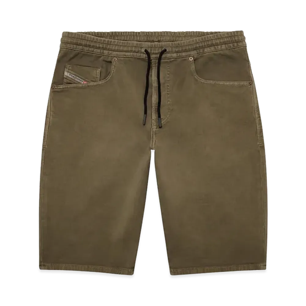 Diesel Drawstring Shorts D-Krooley Joggjeans "Khaki"