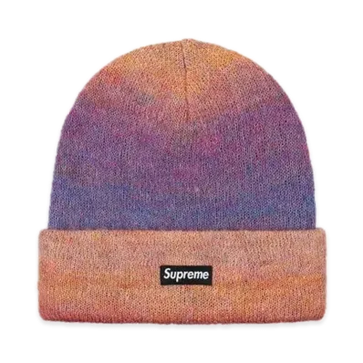 Supreme Mohair Beanie "Mixed Pink" (19FW)