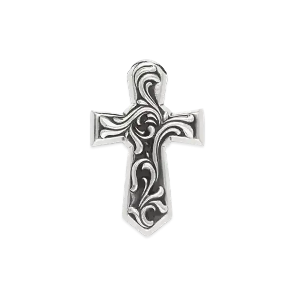 Chrome Hearts Balkan Cross Small Pendant "Silver"
