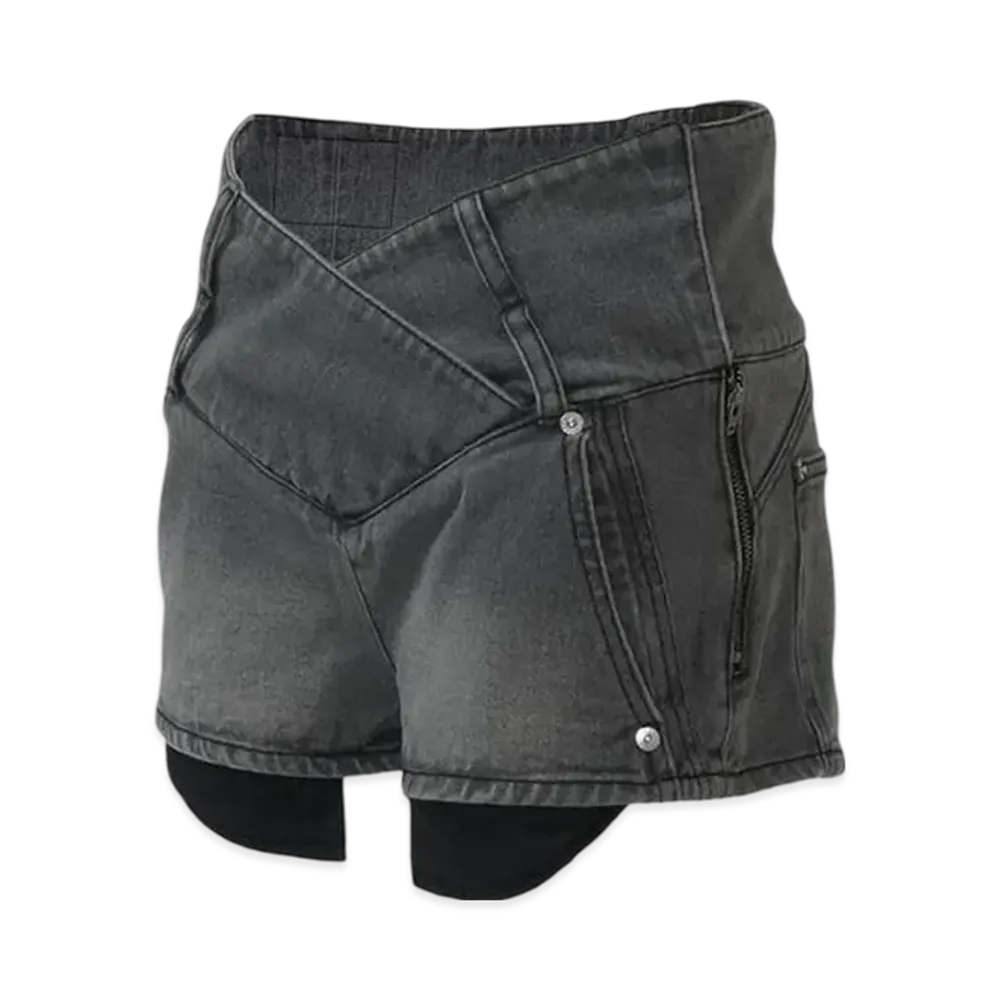 THEREDTHREAD S V-Shape Denim 2 "Black"