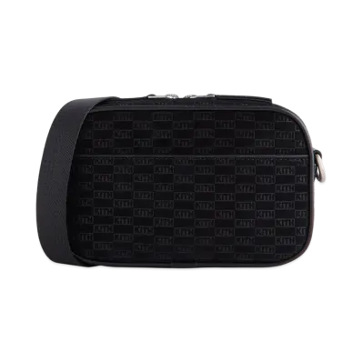 Kith Monogram Suede Crosswalk K20 Bag "Black"