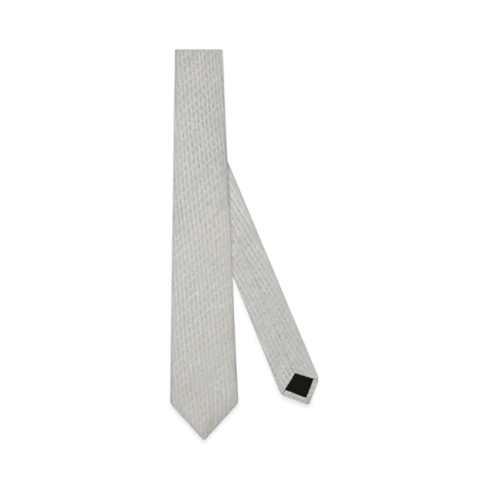 Dior Tie Dior Oblique Silk "Light Gray"