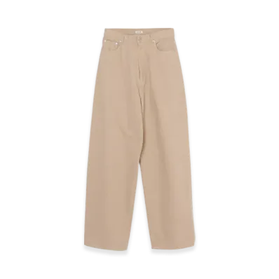 INSCRIRE Color Denim Balloon Pants "Beige"