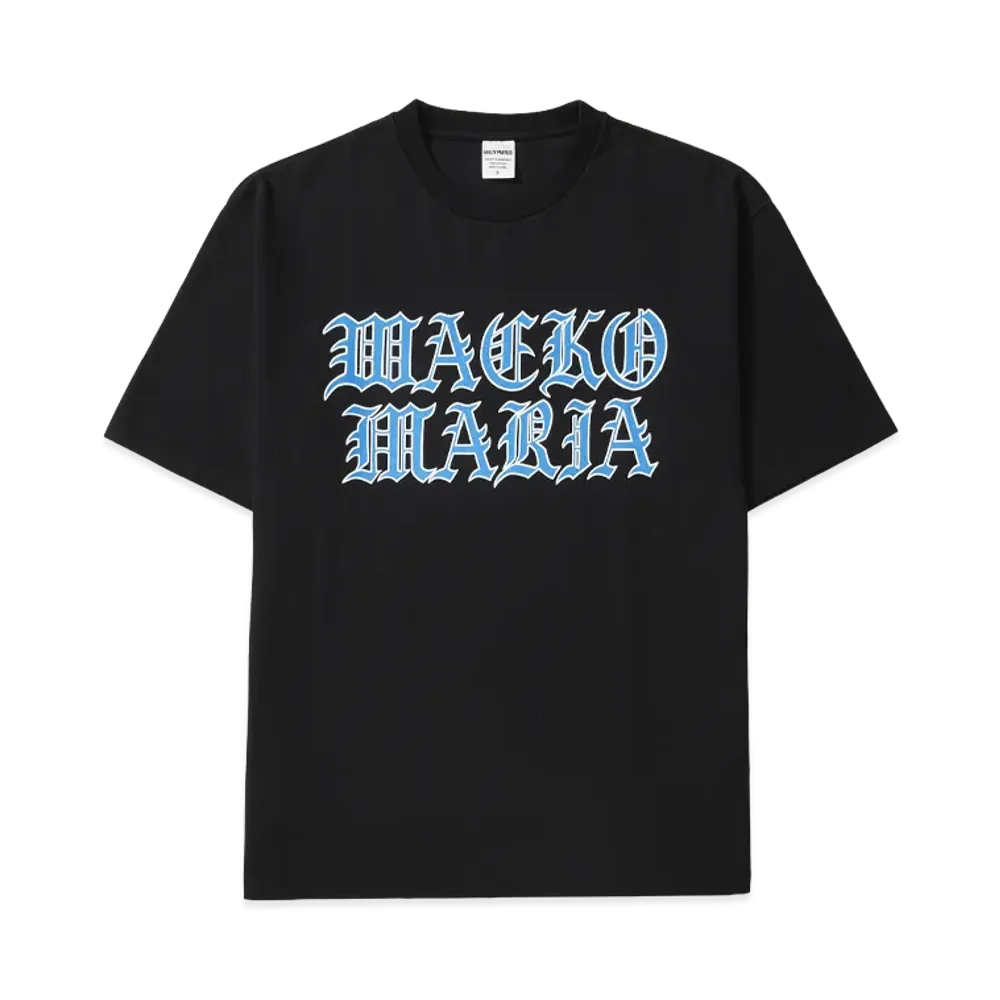 WACKO MARIA Washed Heavy Weight T-Shirt "Black"