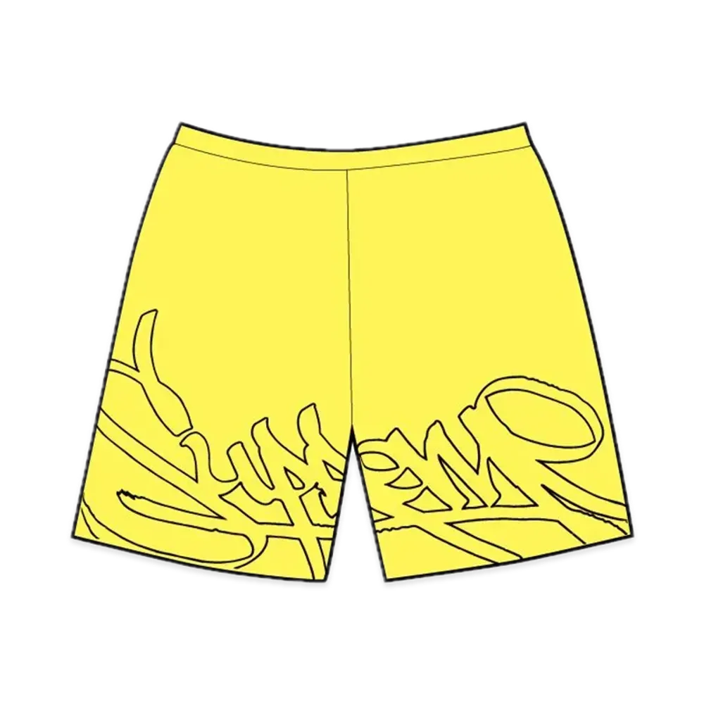 Supreme Tag Water Short "Yellow"