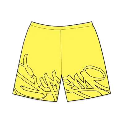 Supreme Tag Water Short "Yellow"