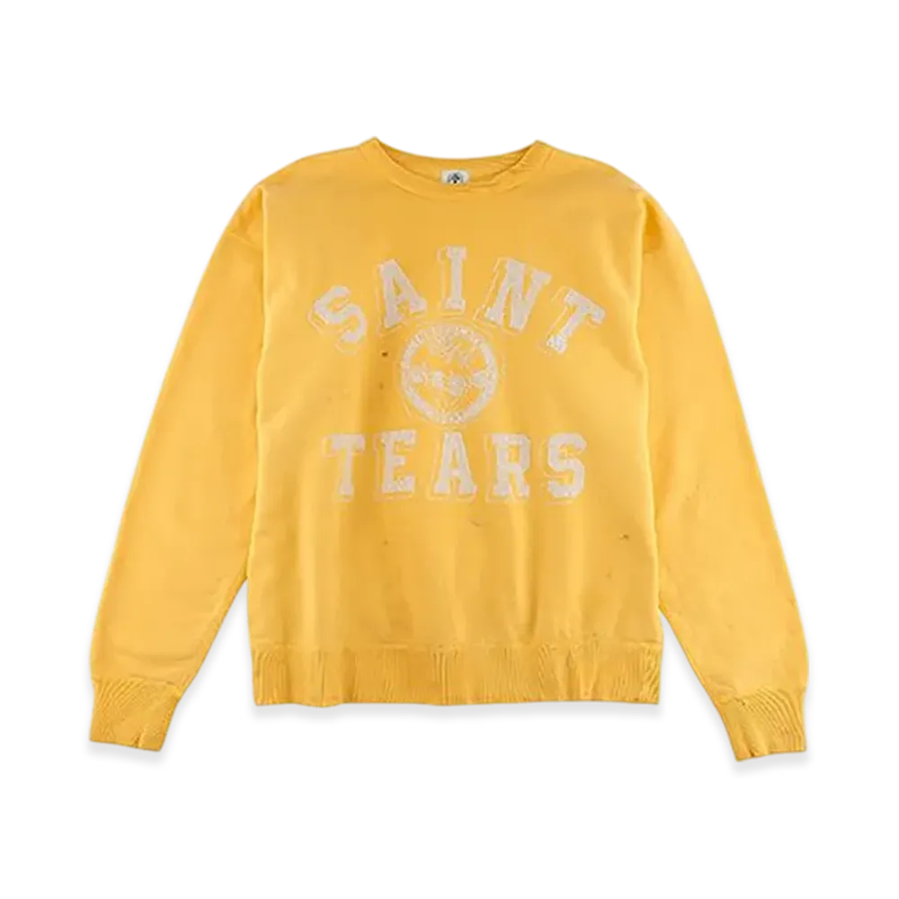 Saint Mxxxxxx Studio Sweat Shirt Saint Tears "LightGreen/Yellow"
