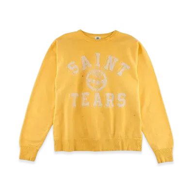 Saint Mxxxxxx Studio Sweat Shirt Saint Tears "LightGreen/Yellow"