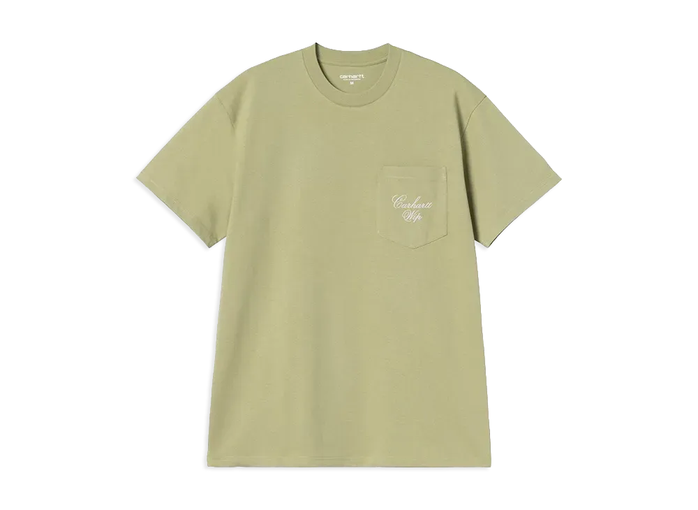 Carhartt WIP S/S Longhand Pocket T-Shirt "Gentle Green/White"