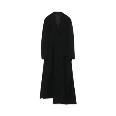Yohji Yamamoto VINTAGE CHINO PEAKED FLARE C "Black"