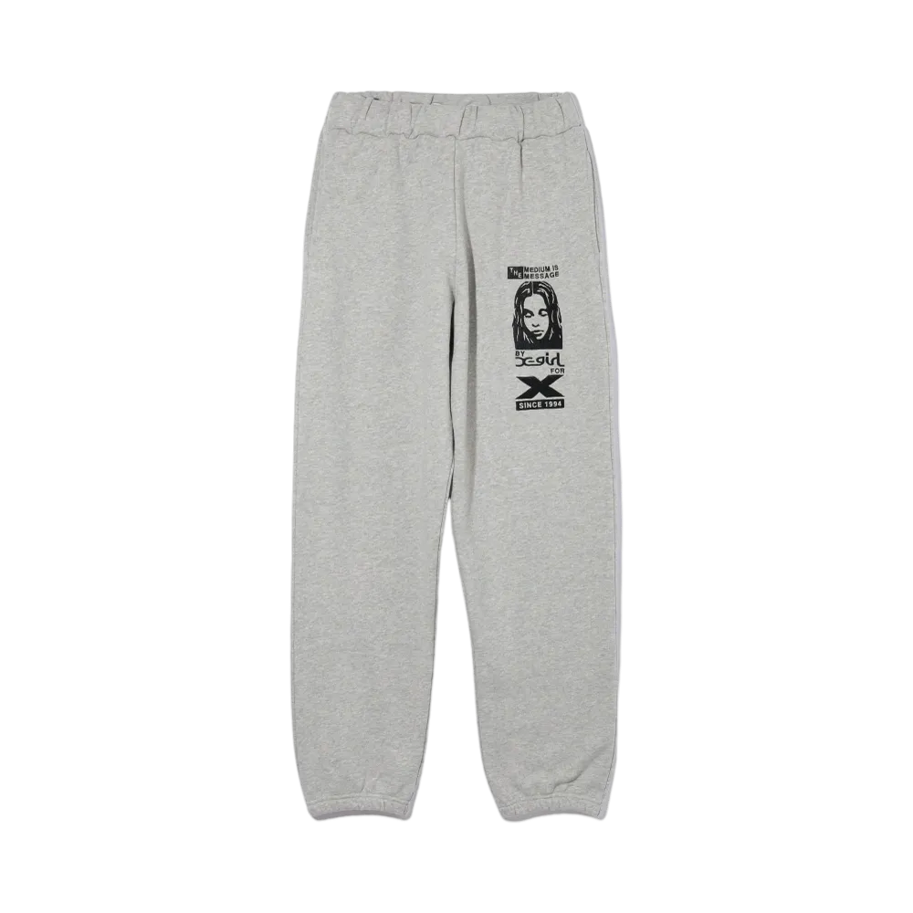 X-Girl By X-Girl For X Sweatpants "Ash"
