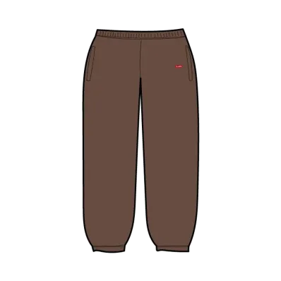 Supreme Small Box Sweatpant (25FW) "Brown"