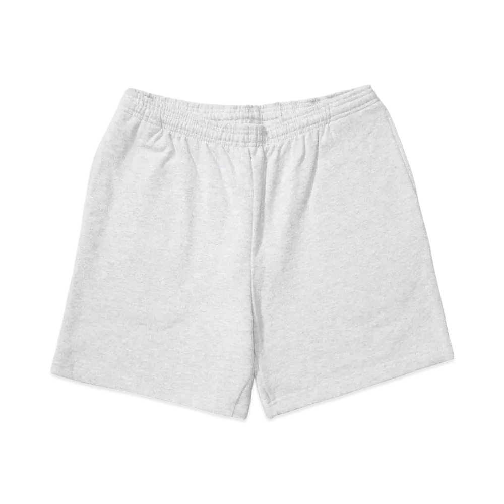 Los Angeles Apparel 14OZ Heavy Fleece Sweat Shorts Piece Dye "Ash Grey"