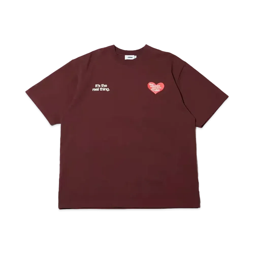 Coca-Cola x atmos T-shirts "Brown"