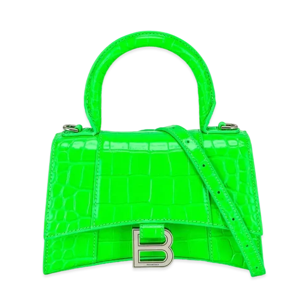 BALENCIAGA Hourglass Plus Small Handbag "Green"
