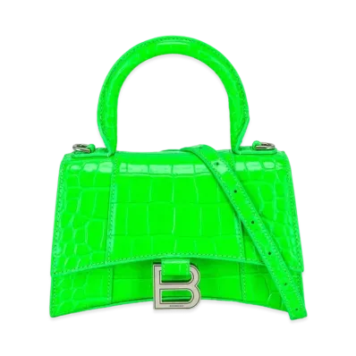 BALENCIAGA Hourglass Plus Small Handbag "Green"