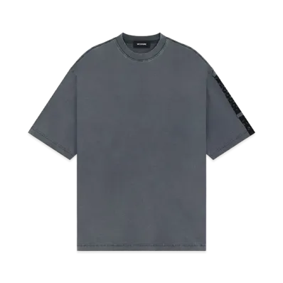 WE11DONE Spike Printed T-shirt "Charcoal"