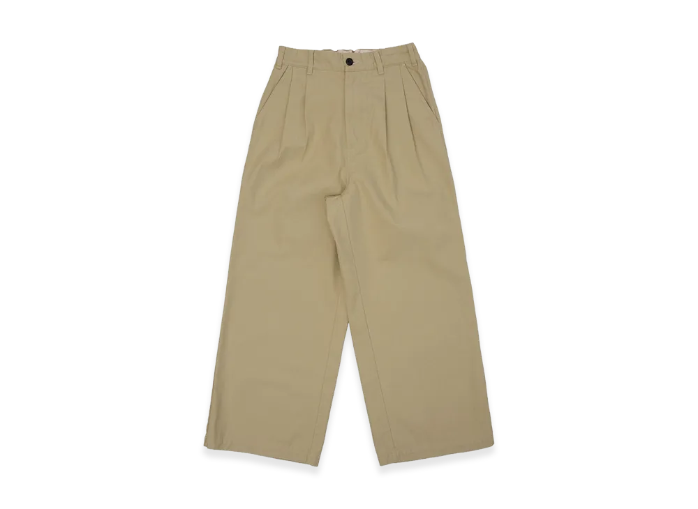 New Manual Chino Wide Trousers "Beige"