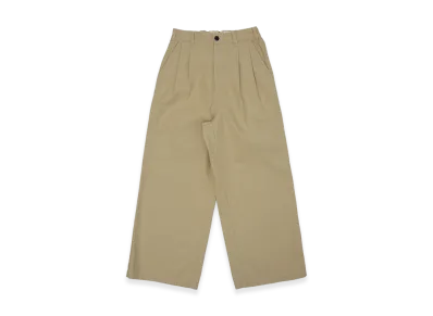New Manual Chino Wide Trousers "Beige"