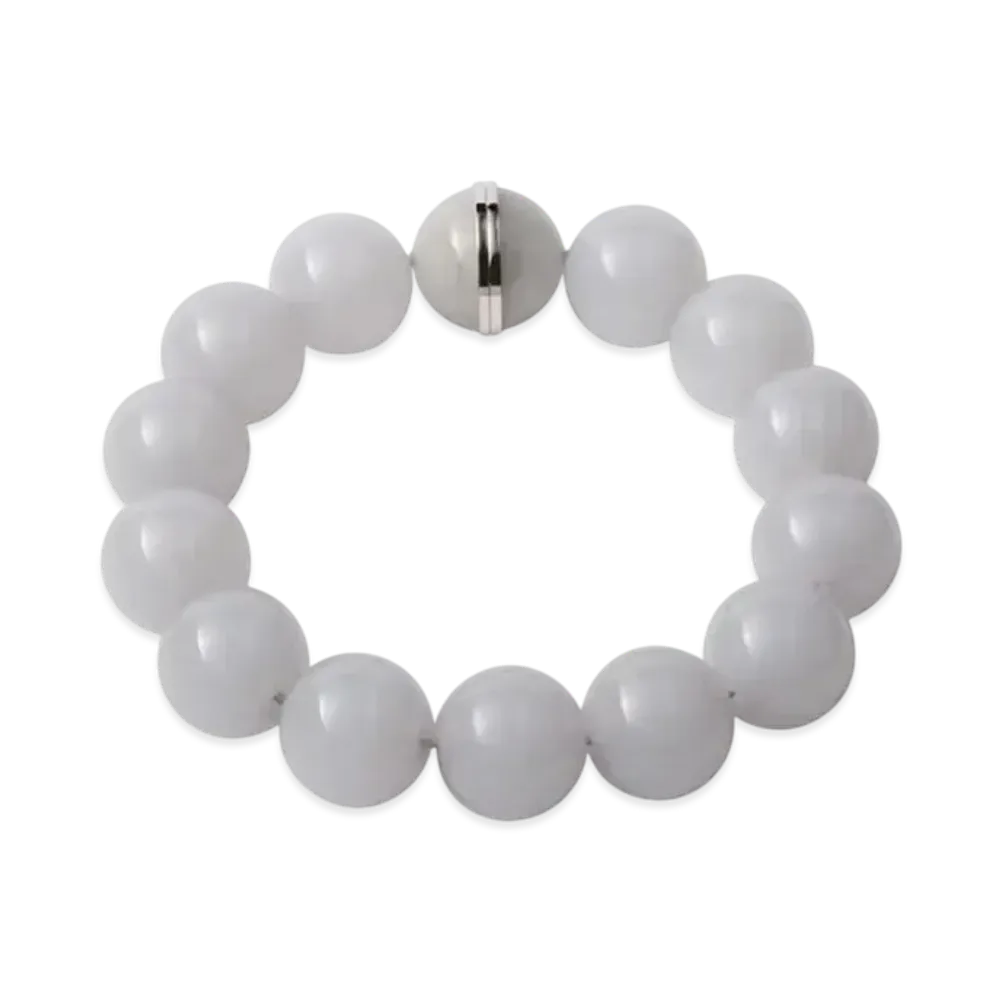 PRADA Plexiglas and Metal Choker "Light Gray/Light Gray"