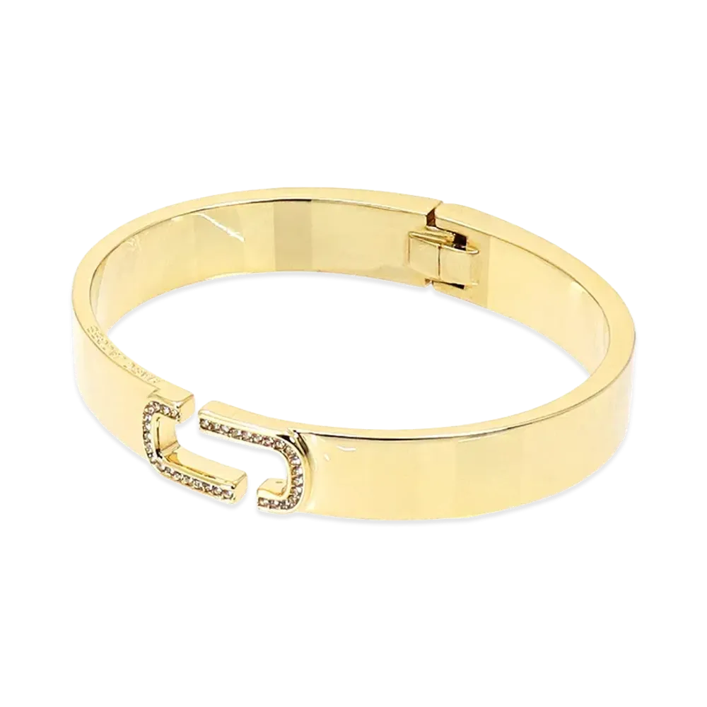 Marc Jacobs Women's Bangle "Gold/Crystal"