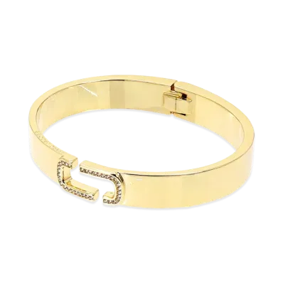 Marc Jacobs Women's Bangle "Gold/Crystal"