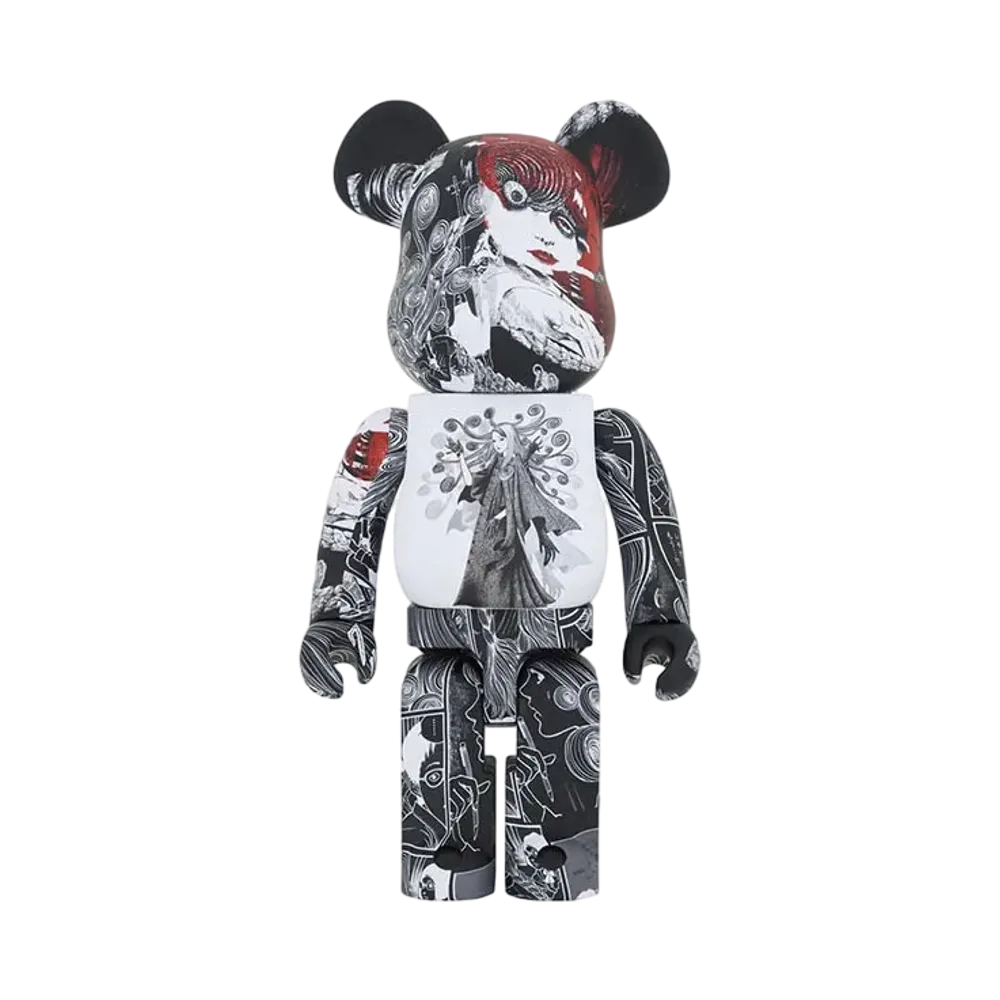Bearbrick S'YTE x Junji Ito UZUMAKI 1000%