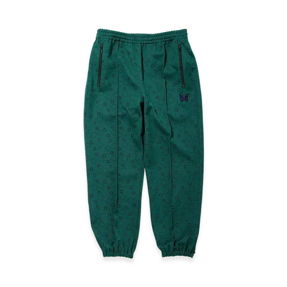 NEEDLES Zipped Track Pant - Poly JQ. "Green"