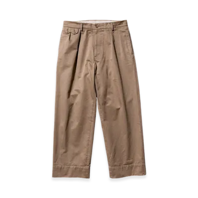 Unlikely Sawtooth Flap 2P Trousers "Beige"