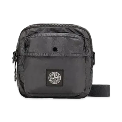 Stone Island 90270 MUSSOLA GOMMATA CANVAS PRINT "Black"