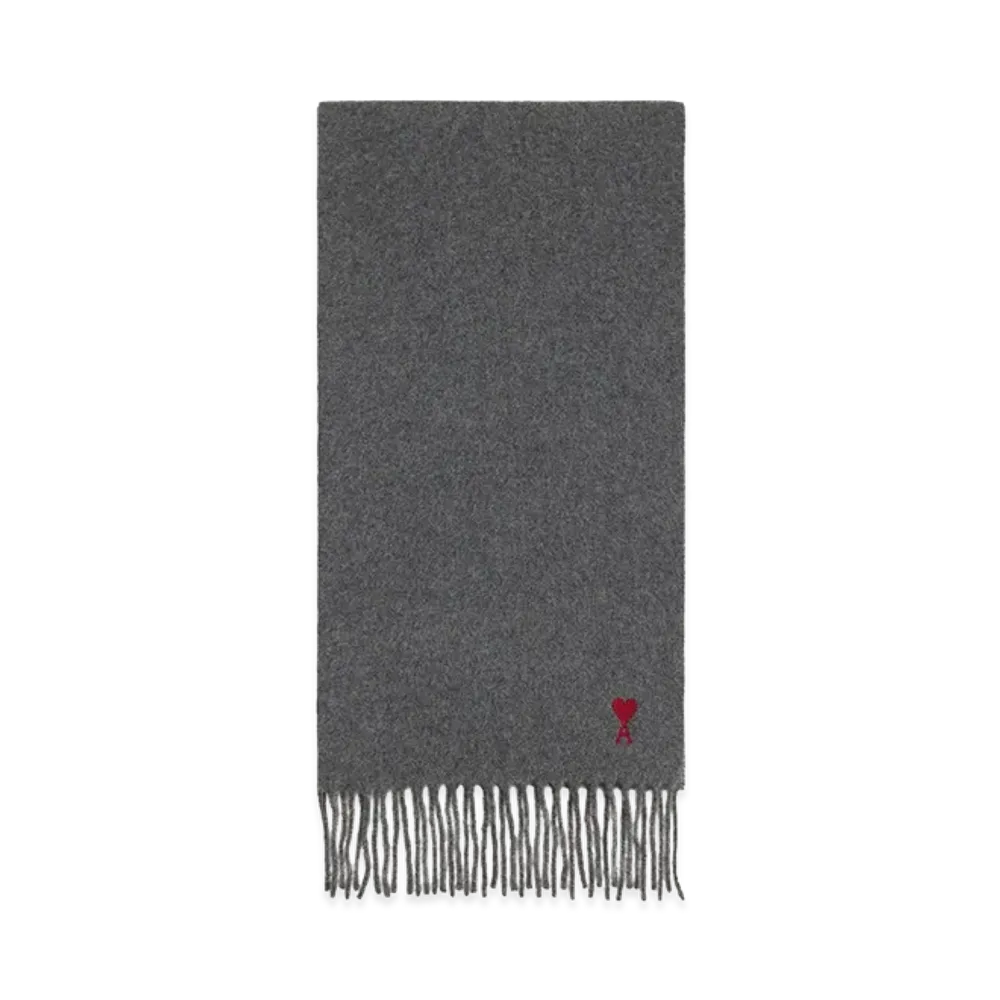 AMI PARIS Ami De Coeur Scarf "Grey"