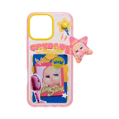 POP MART CRYBABY SHINY SHINY Series-Phone Case iPhone 16 Pro Max
