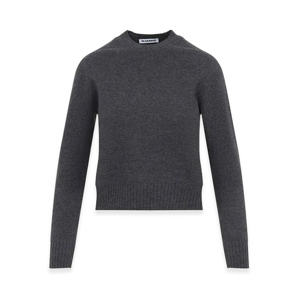 Jil Sander Women's Crewneck Sweater "Gray"