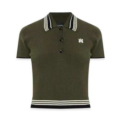 AMIRI Women's Polo Shirt "Dark Green"