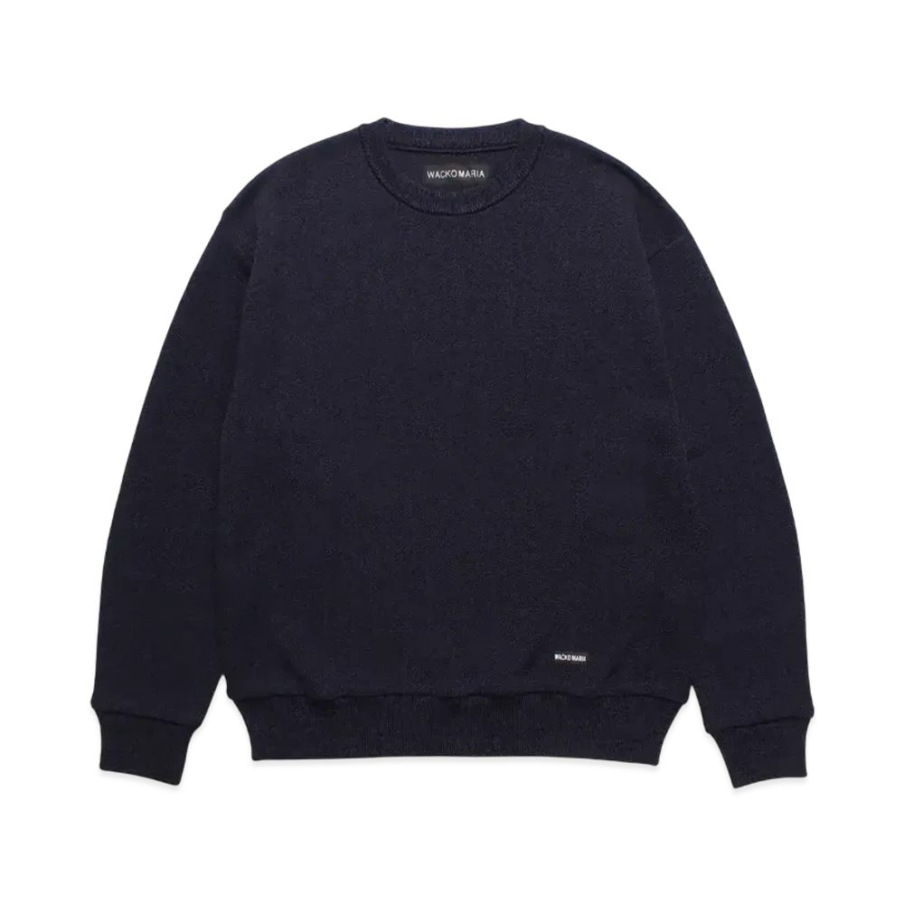 WACKO MARIA Classic Knit Sweater "Navy"
