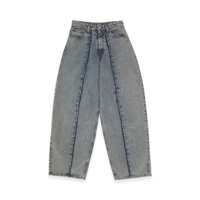 MM6 Maison Margiela Women's 5-Pocket Denim Trousers "Light Blue"