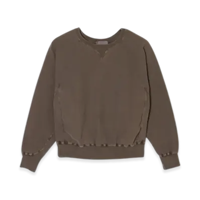SUGARHILL Pigment Dye Sweater "Dark Purple"