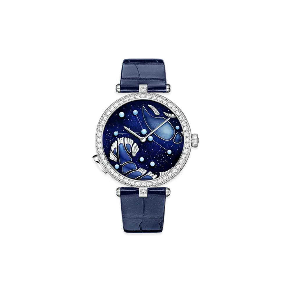 Van Cleef & Arpels Lady Arpels Zodiaque Lumineux Cancri Cancer watch "18K White gold/Diamond"