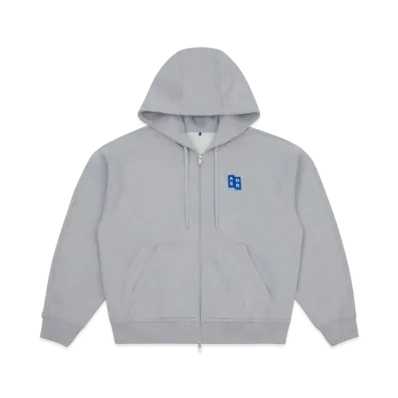 ADERERROR Tag Hoodie Zip-Up 02 "Grey"