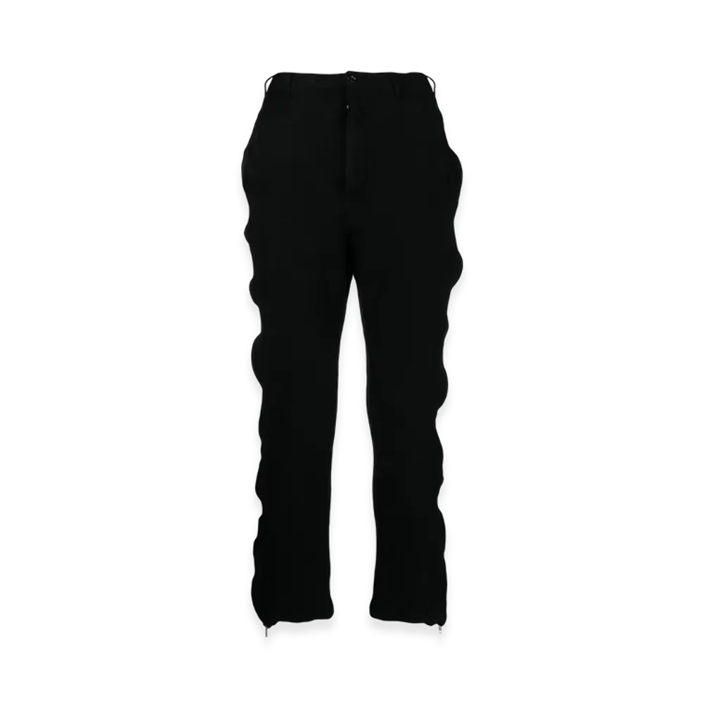 BLACK COMME des GARCONS Zip-Trim Pants "Black"