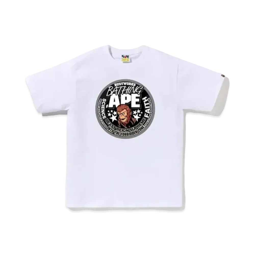 A BATHING APE Busy Works Bathing Ape Tee "White"